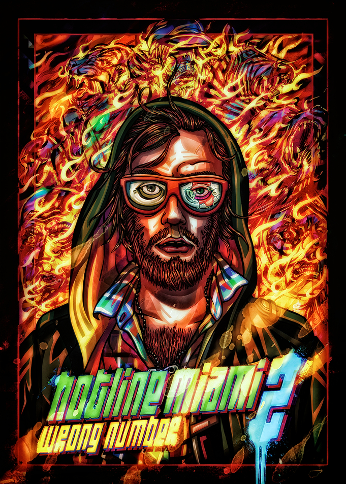 Hotline Miami 2: Wrong Number Artwork