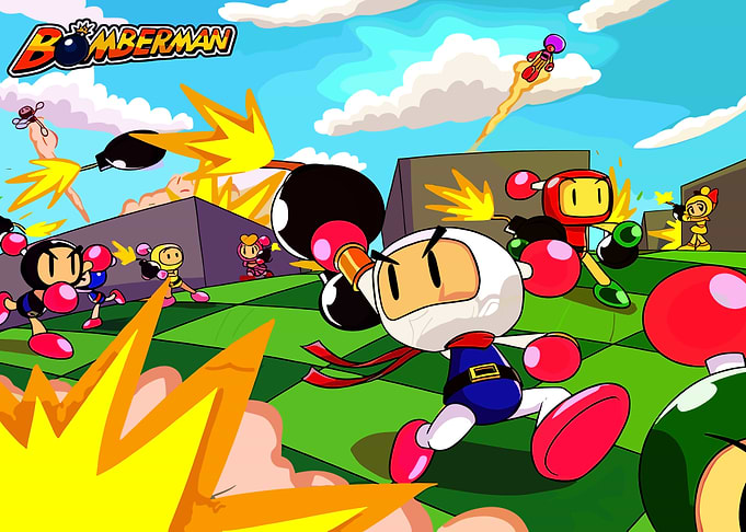Bomberman Characters in Action