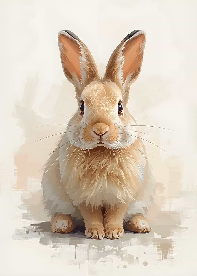 Cute Bunny Portrait