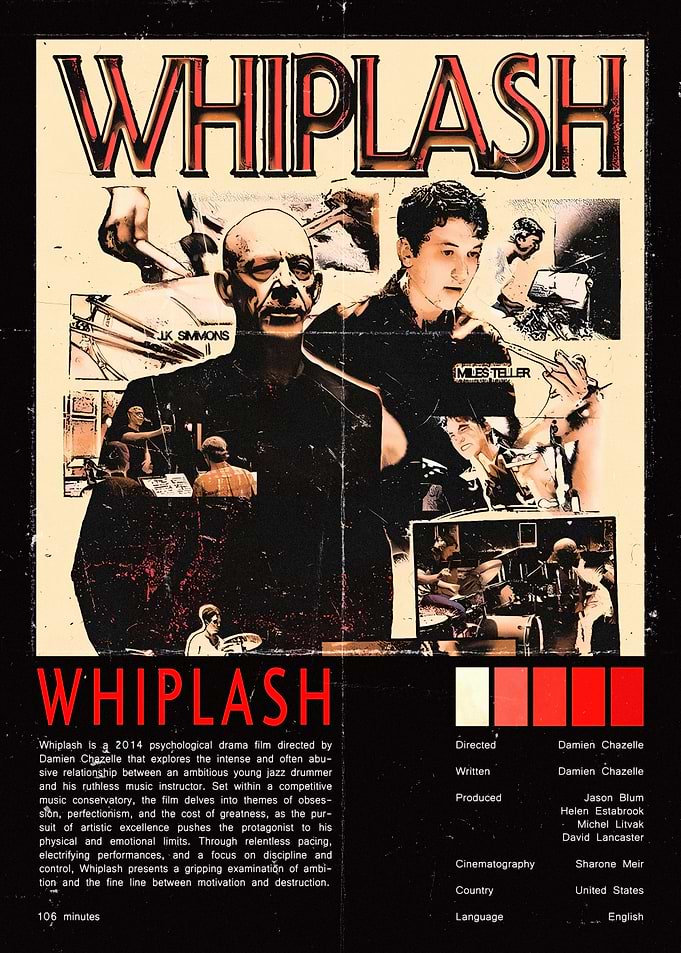 Whiplash Movie Poster
