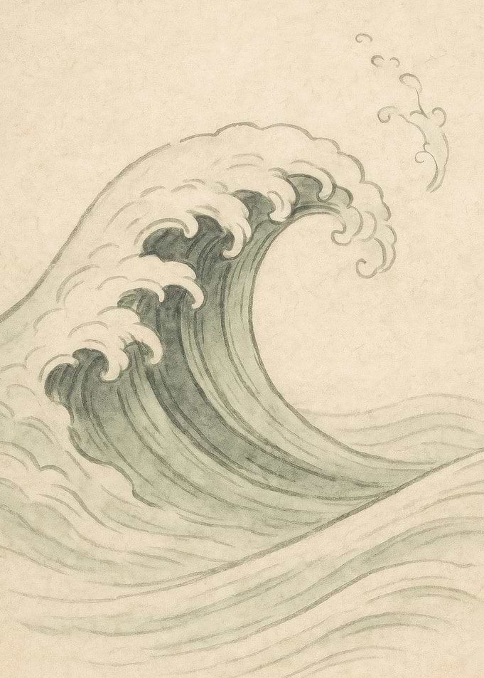 Japanese Kanagawi Wave