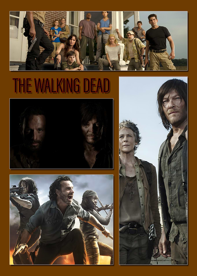 The Walking Dead Collage