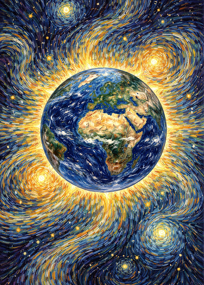 Earth's Starry Night