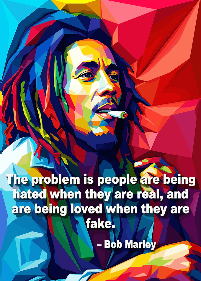 Bob Marley Pop Art Portrait
