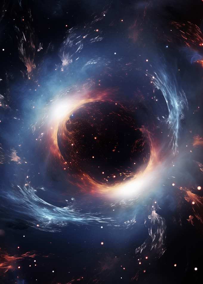 Black Hole with Nebula