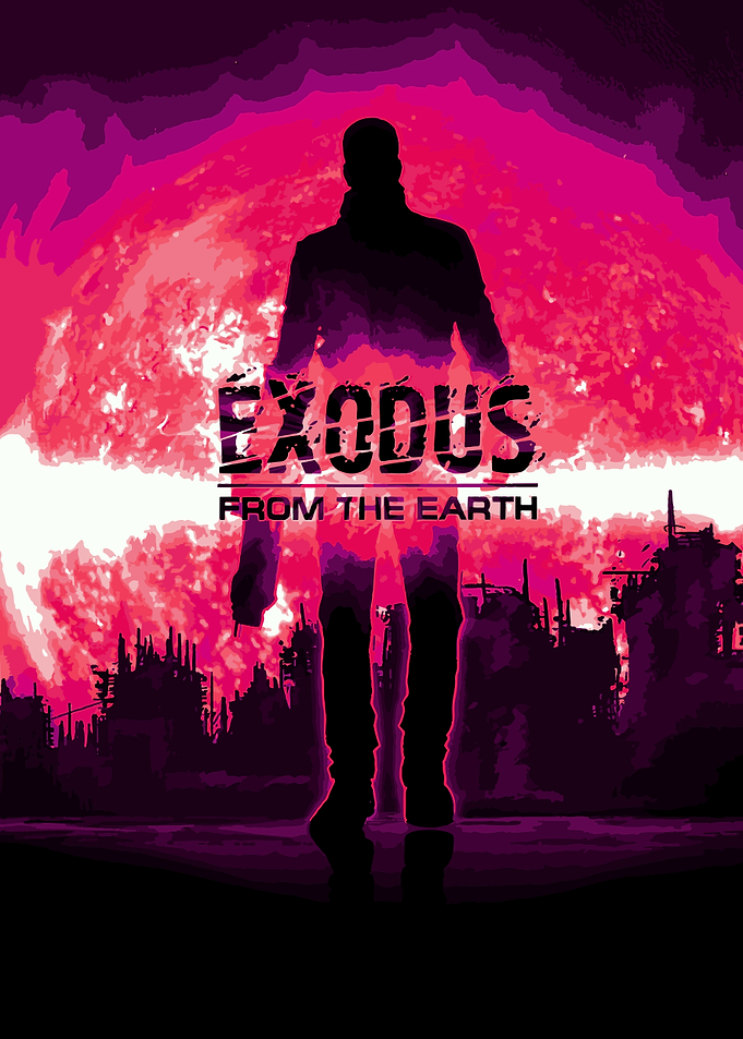 Exodus From The Earth Illustration