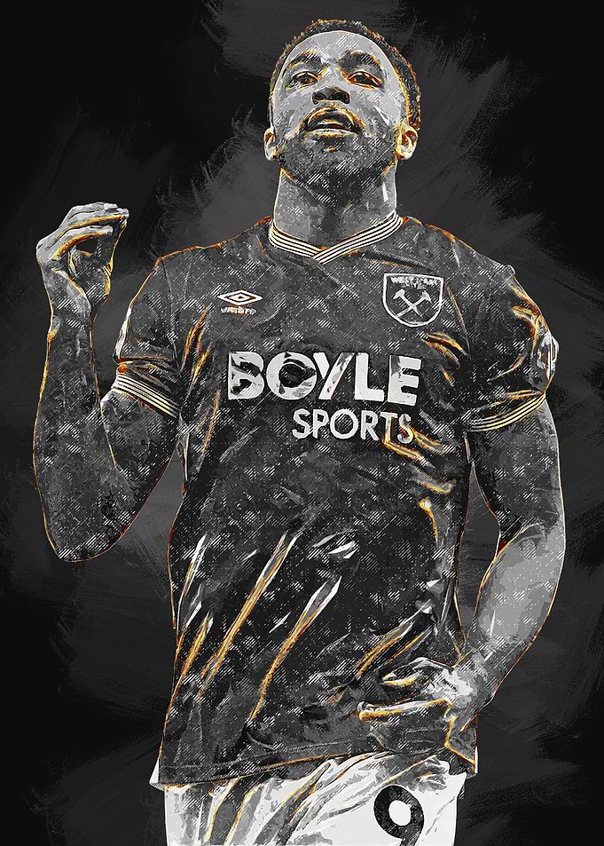 Callum Wilson Celebration Art