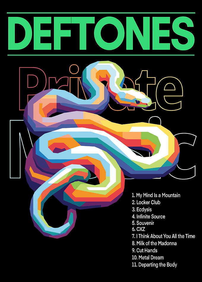 Deftones Private Music Snake Poster