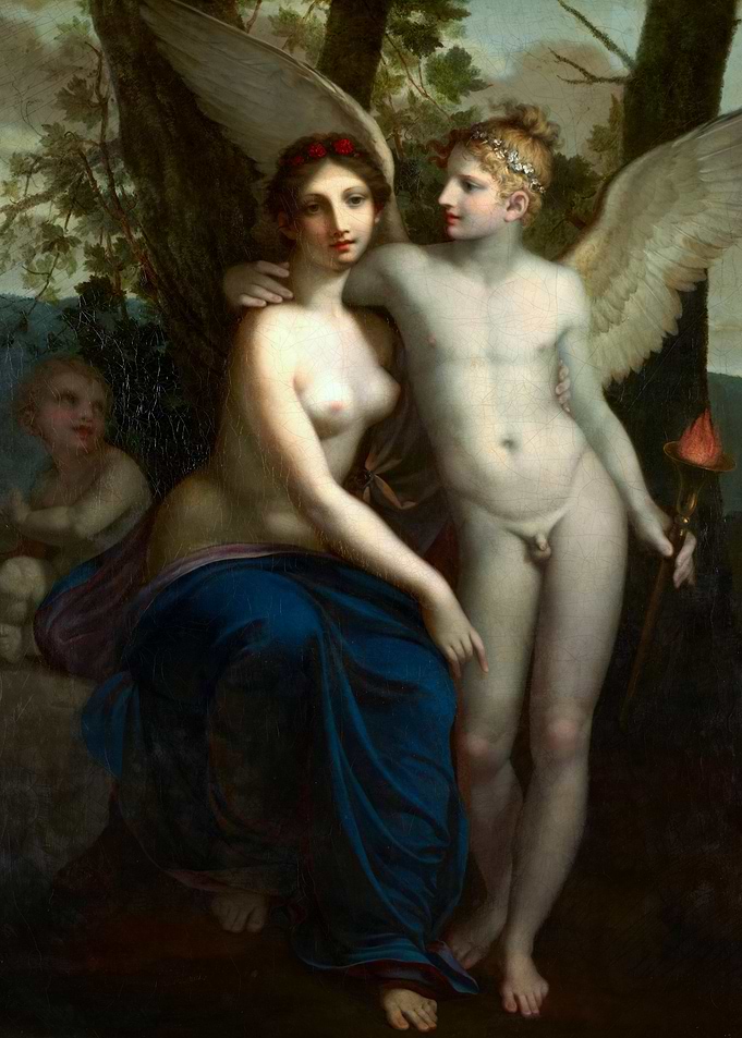 Psyche and Cupid Embrace