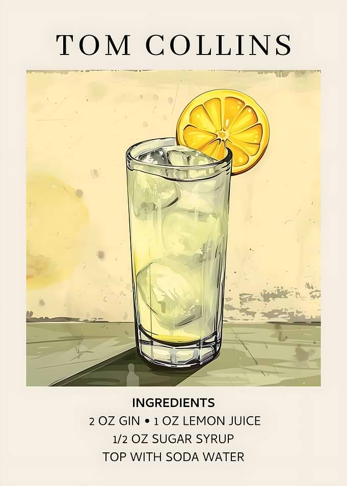 Tom Collins Cocktail Recipe