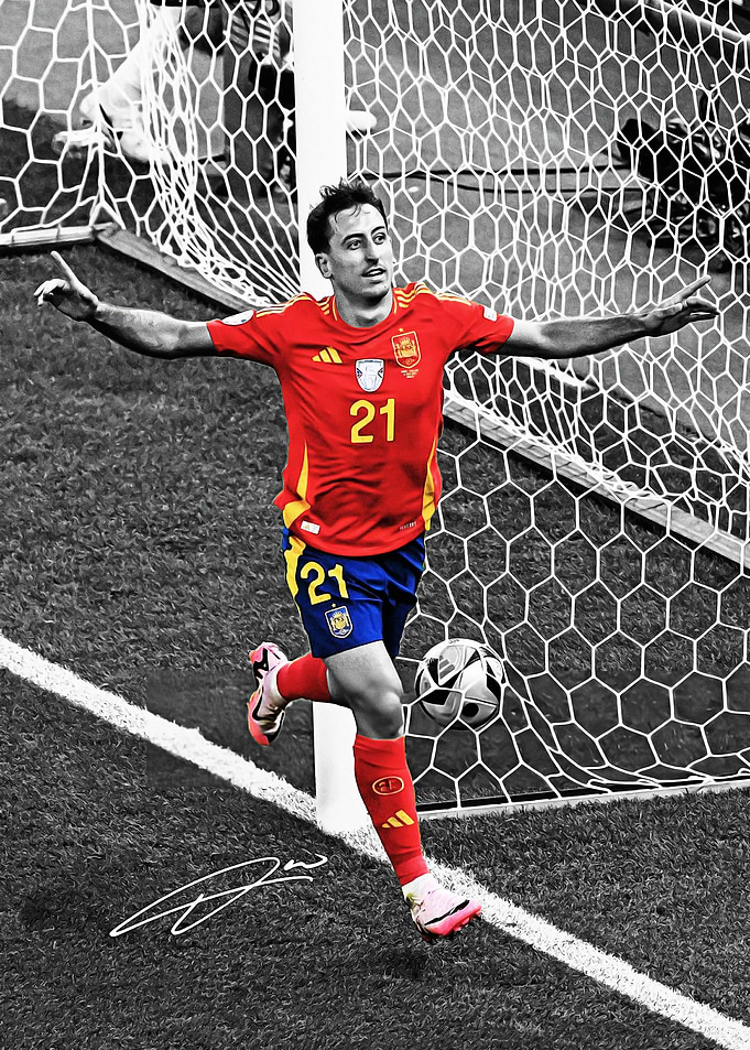 Mikel Oyarzabal Celebrating Goal
