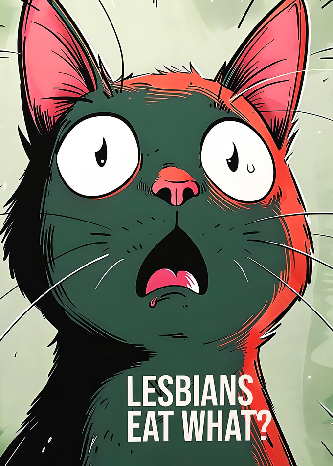 Shocked Cat with Text