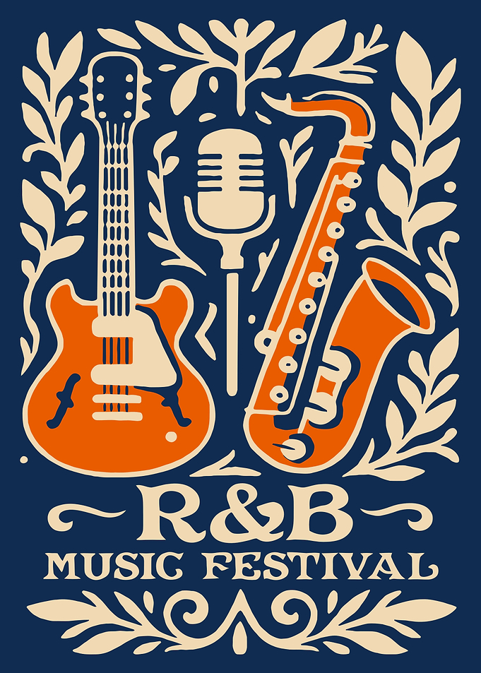 R&B Music Festival Poster