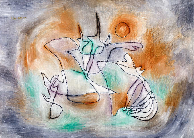 Howling Dog (1928) by Paul Klee