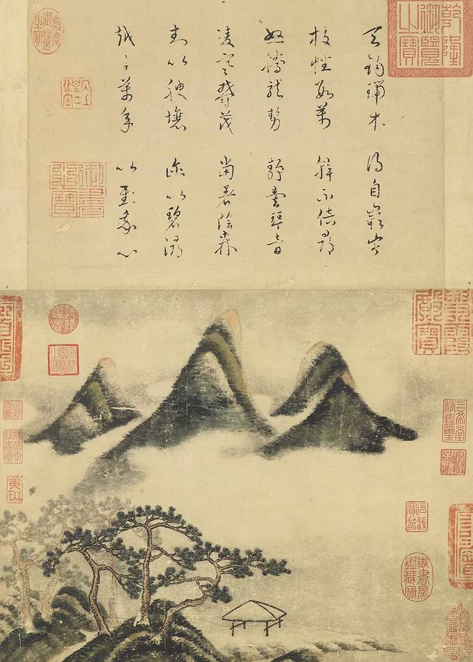Mountains and Pines in Spring