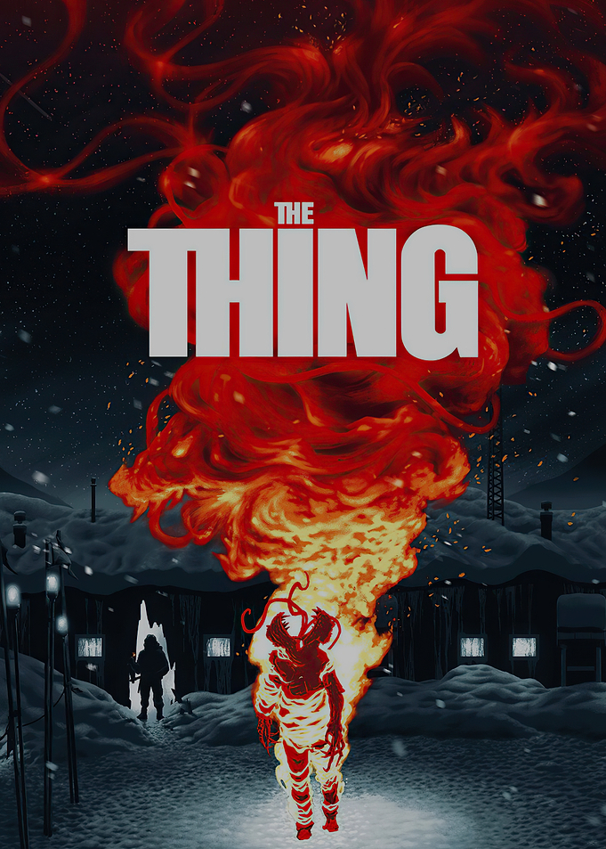 The Thing Movie Poster Art