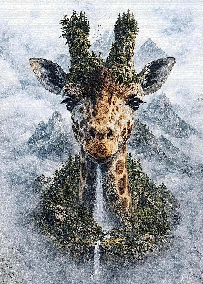 Giraffe Spirit of the Woods