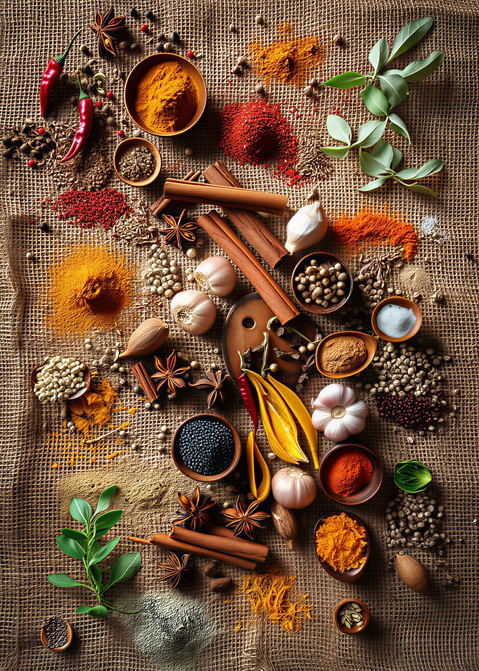 Assortment of Spices and Herbs