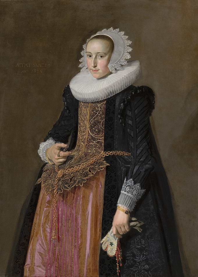 Portrait of a Woman with a Bird