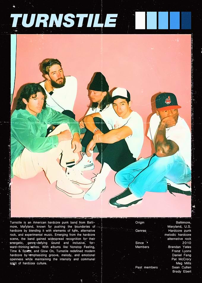 Turnstile Band Poster