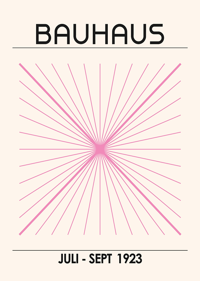 Bauhaus Poster July-Sept 1923