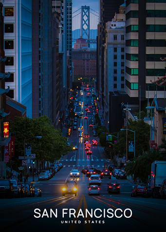 San Francisco Cityscape at Dusk