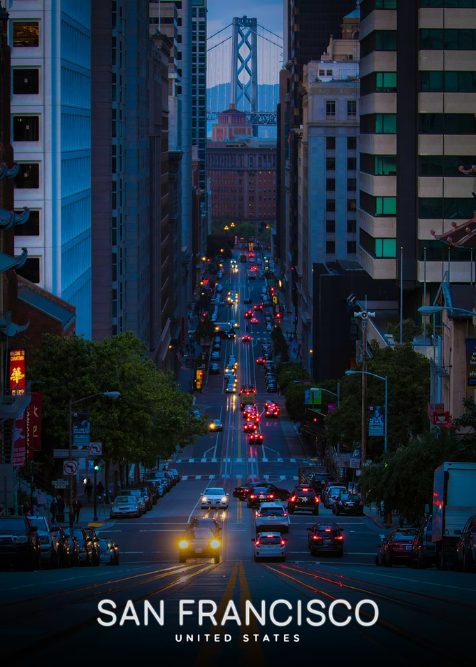 San Francisco Cityscape at Dusk