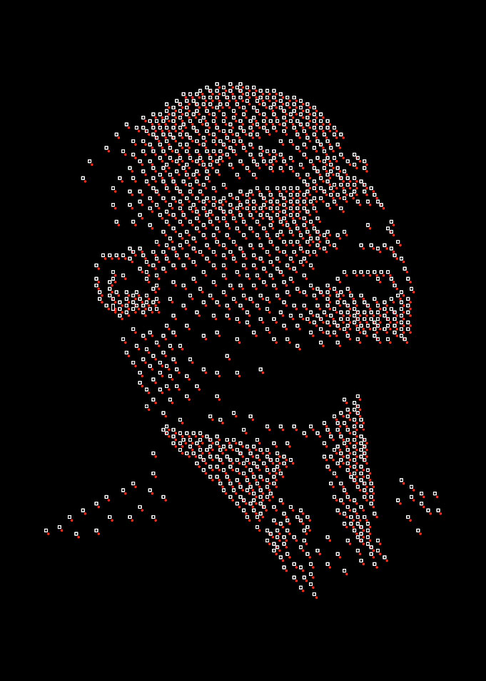 Pixelated Portrait of a Man