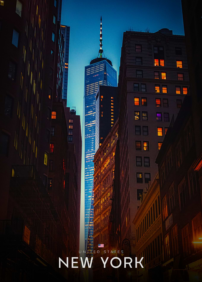 New York City Skyline at Night