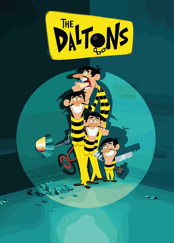 The Daltons Cartoon Poster