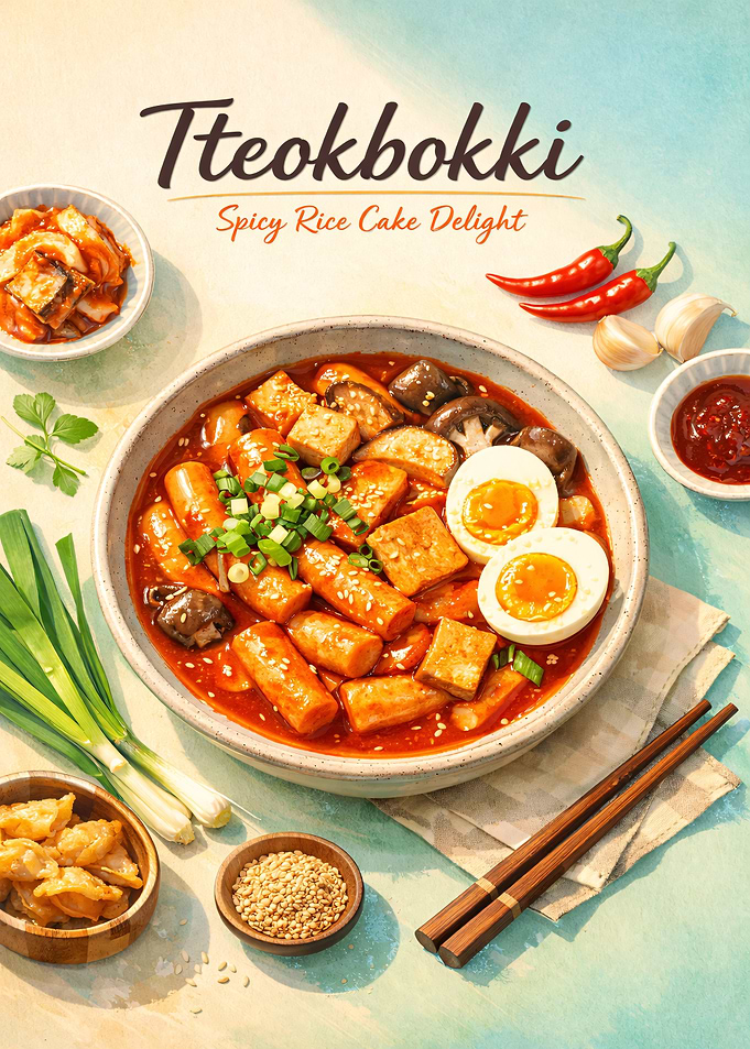 Tteokbokki Spicy Rice Cake Delight