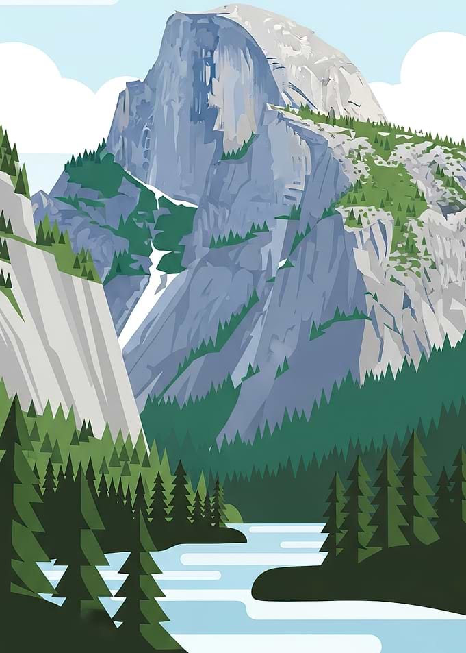Yosemite National Park Landscape