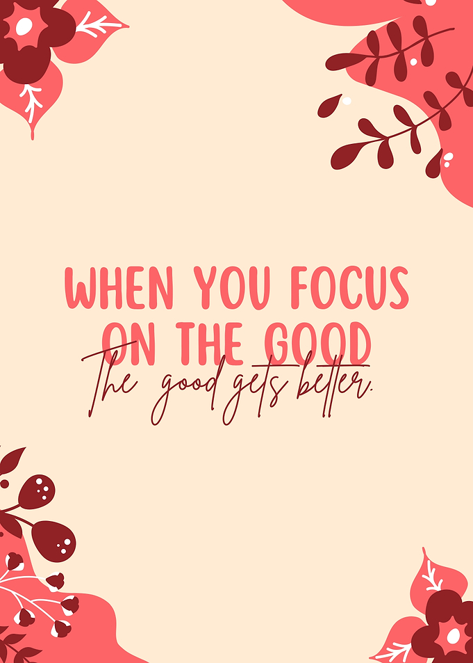 Inspirational Quote with Floral Accents