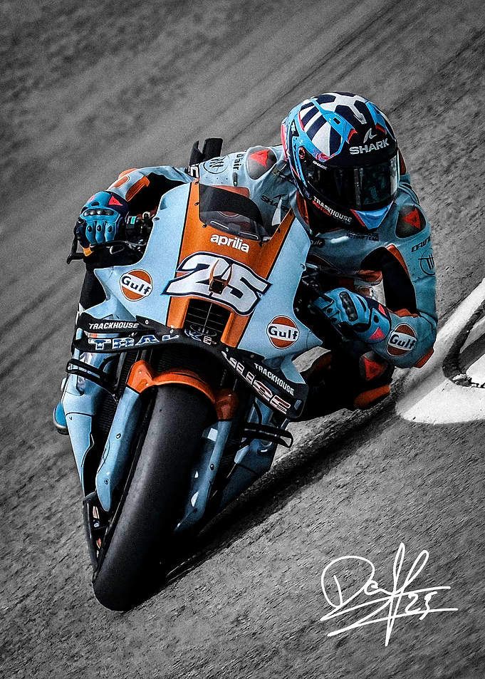 Raul Fernandez MotoGP Racer on Track