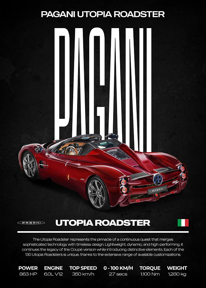 Pagani Utopia Roadster