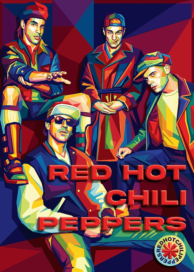 Red Hot Chili Peppers Pop Art