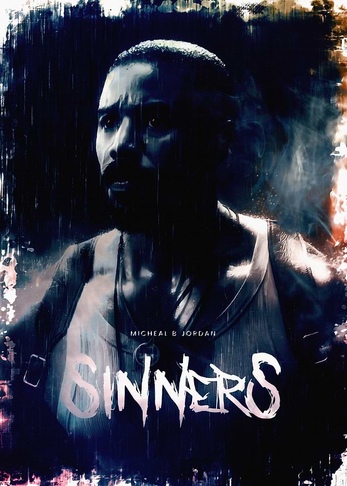 Michael B. Jordan Sinners Movie Poster