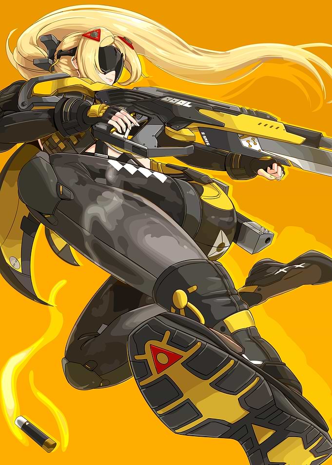 Anime Girl with Sniper Rifle