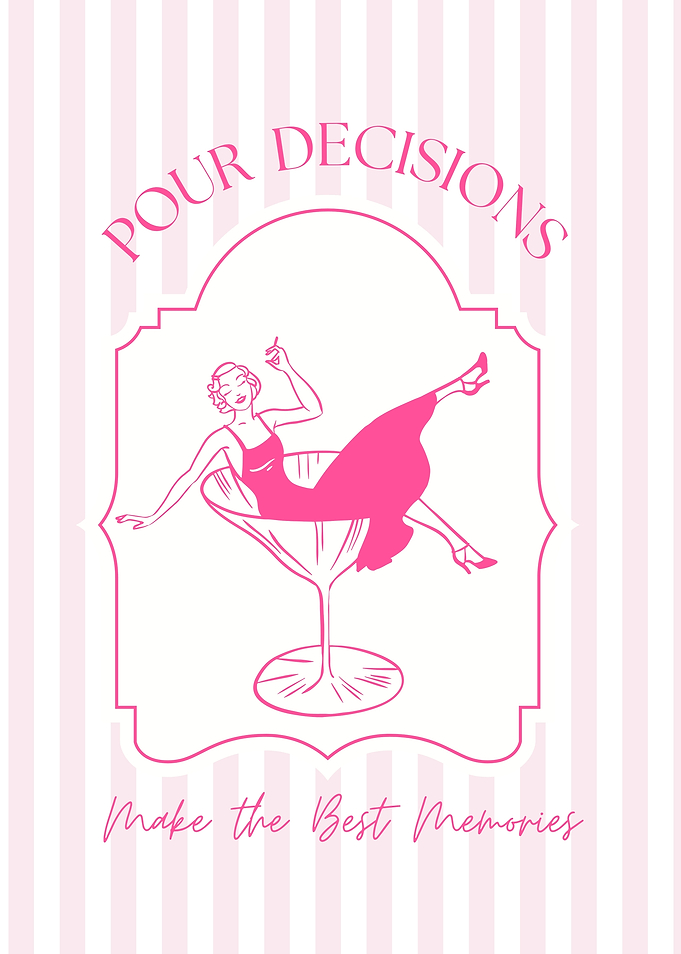 Art Deco Woman in Martini Glass