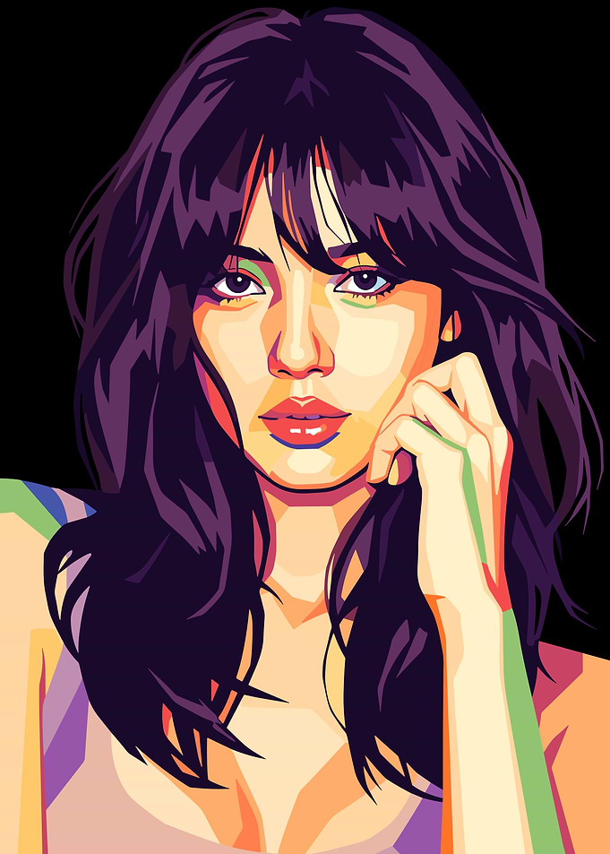Pop Art Portrait of a Lisa Blackpink