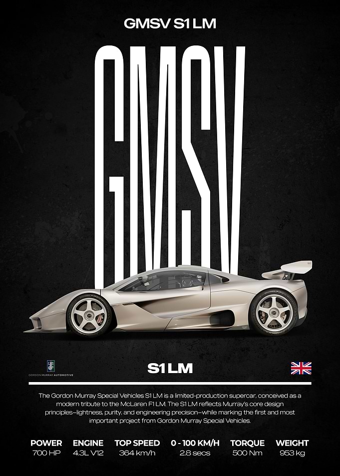 GMSV S1 LM Supercar Poster