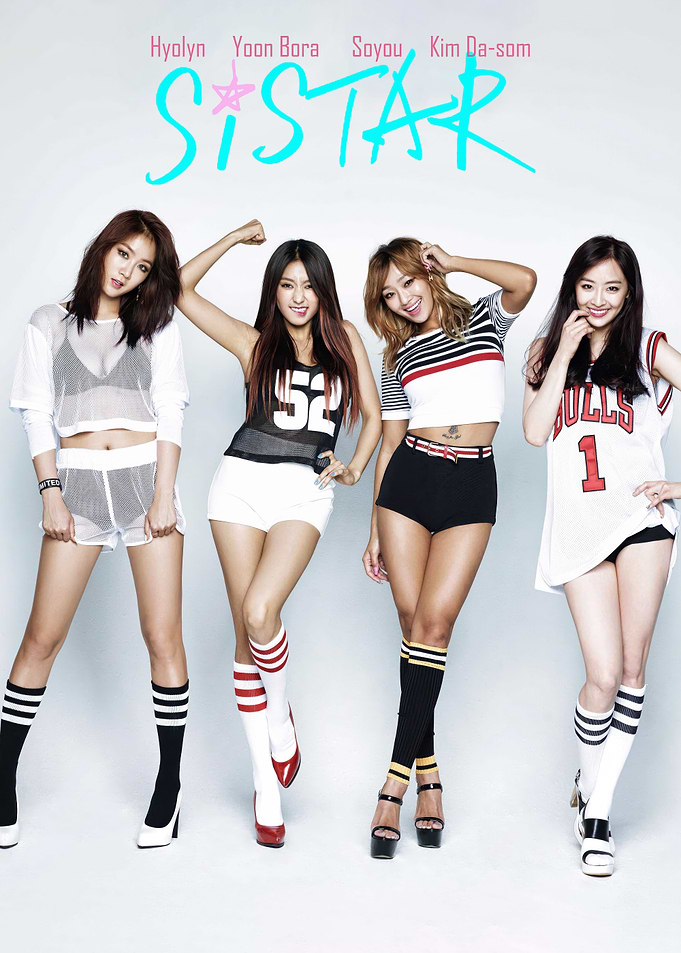 SISTAR K-Pop Group Fashion Shoot