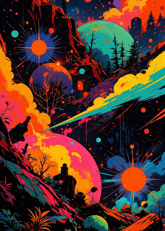 Vibrant Cosmic Landscape