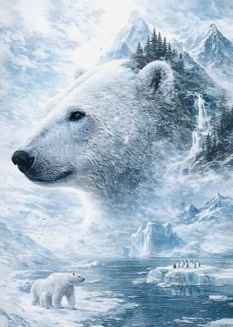 Polar Bear Guardian of the Northern Pole