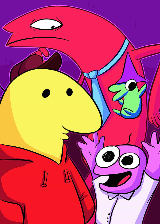 The Smiling Friends Characters
