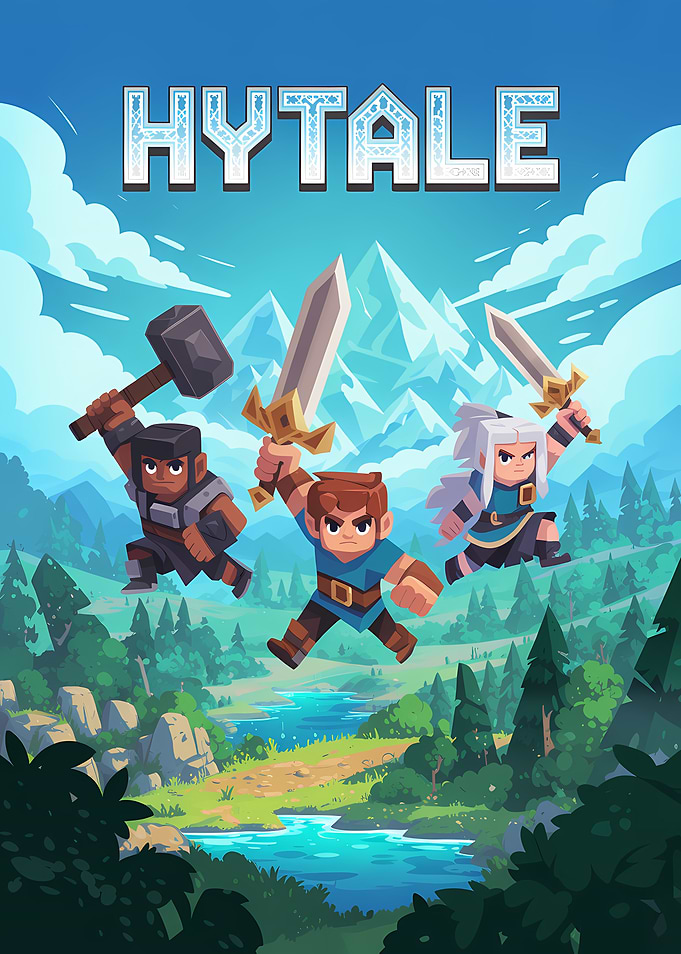 Hytale Game Characters in Landscape
