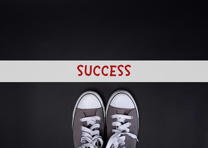 Success Line with Sneakers