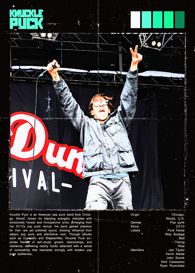 Knuckle Puck Live Performance Poster