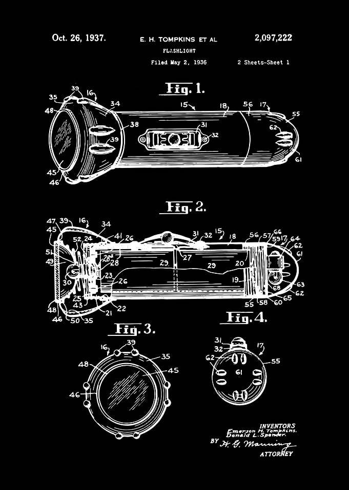 Vintage Flashlight blueprint