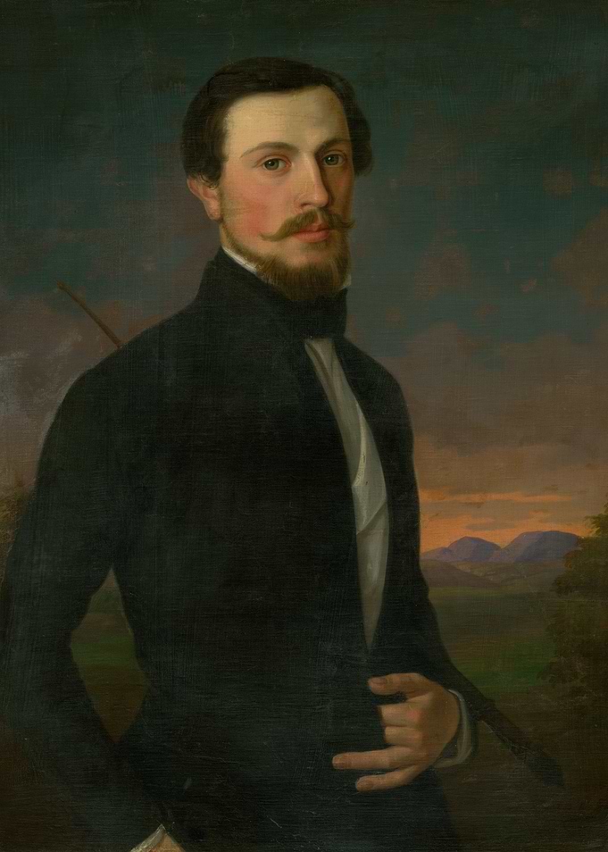 Portrait of a Man in a Landscape